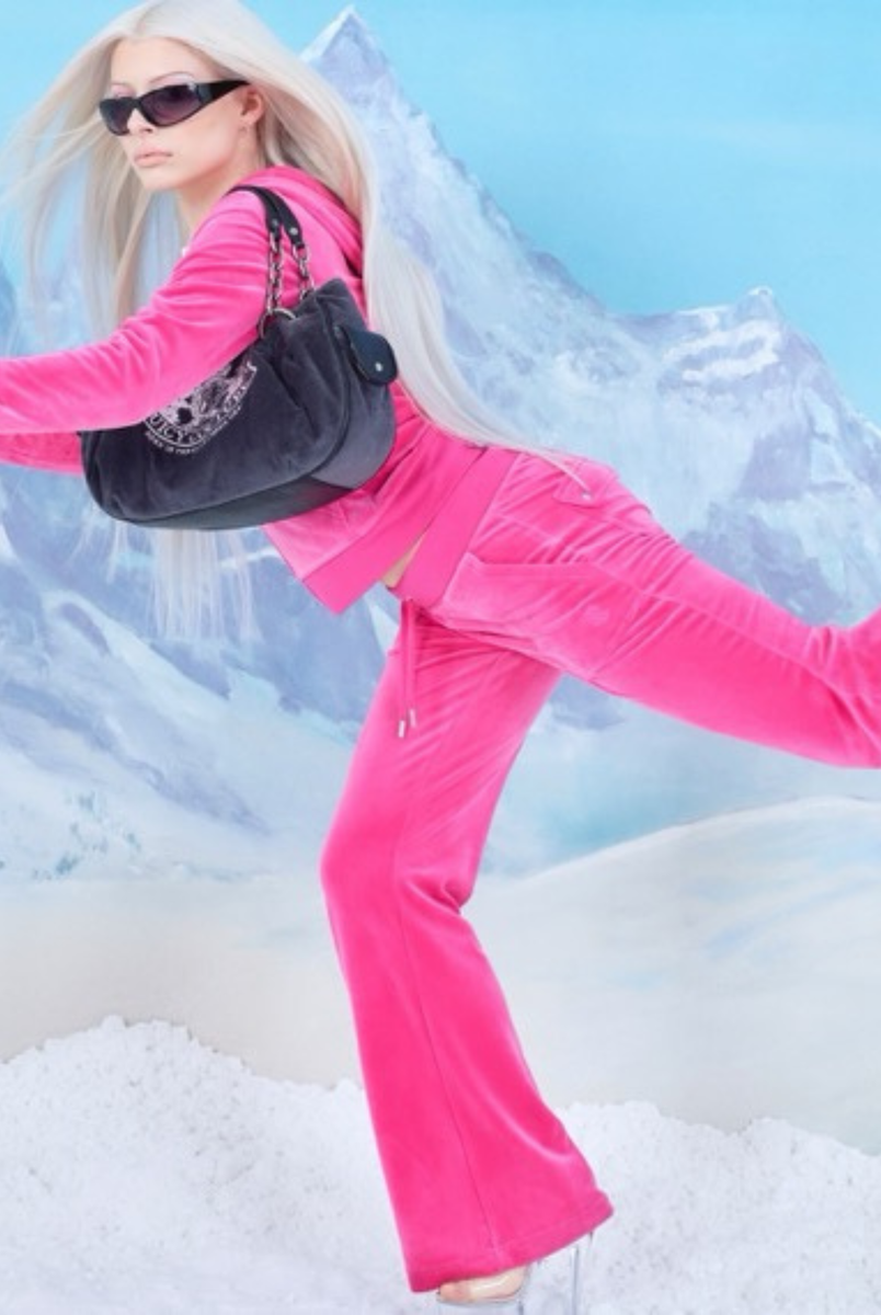 NOSTALGIA PINK CLASSIC VELOUR ROBERTSON HOODIE – Juicy Couture UK