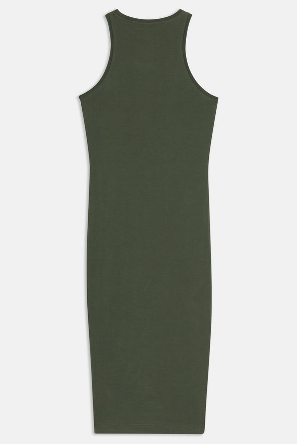 THYME DIAMANTE FITTED MIDI DRESS