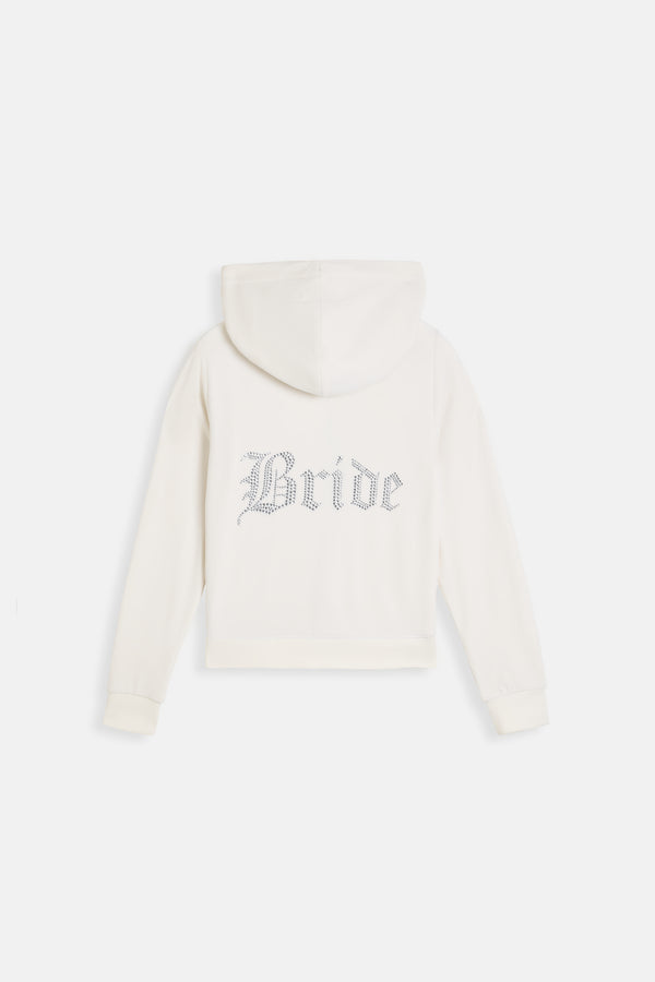 BRIDAL CLASSIC VELOUR HOODIE