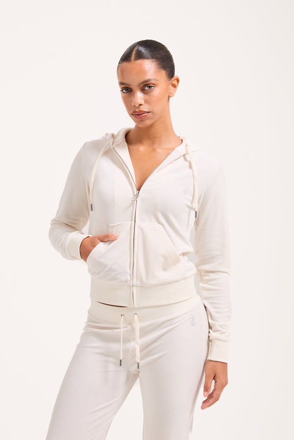BRIDAL CLASSIC VELOUR HOODIE