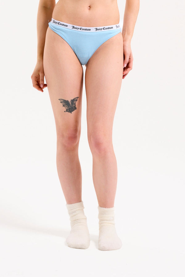 NANTUCKET BREEZE LOGO COTTON THONG