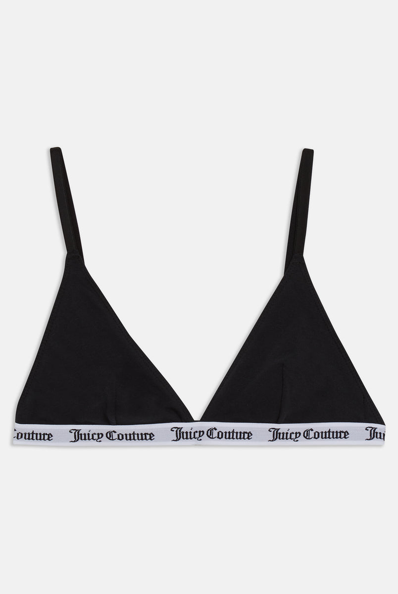 Juicy Couture Triangle Bra in Black