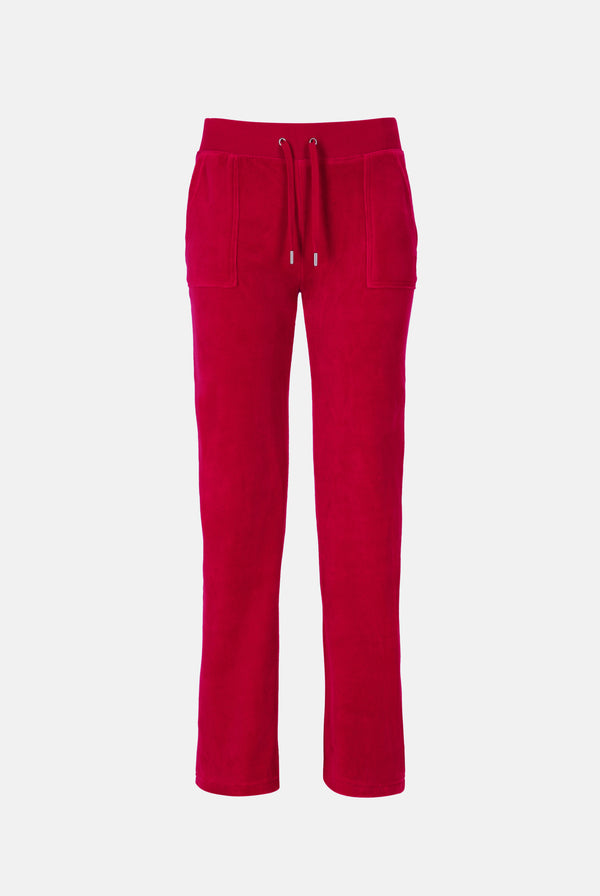 ASTOR RED CLASSIC VELOUR DEL RAY POCKETED BOTTOMS