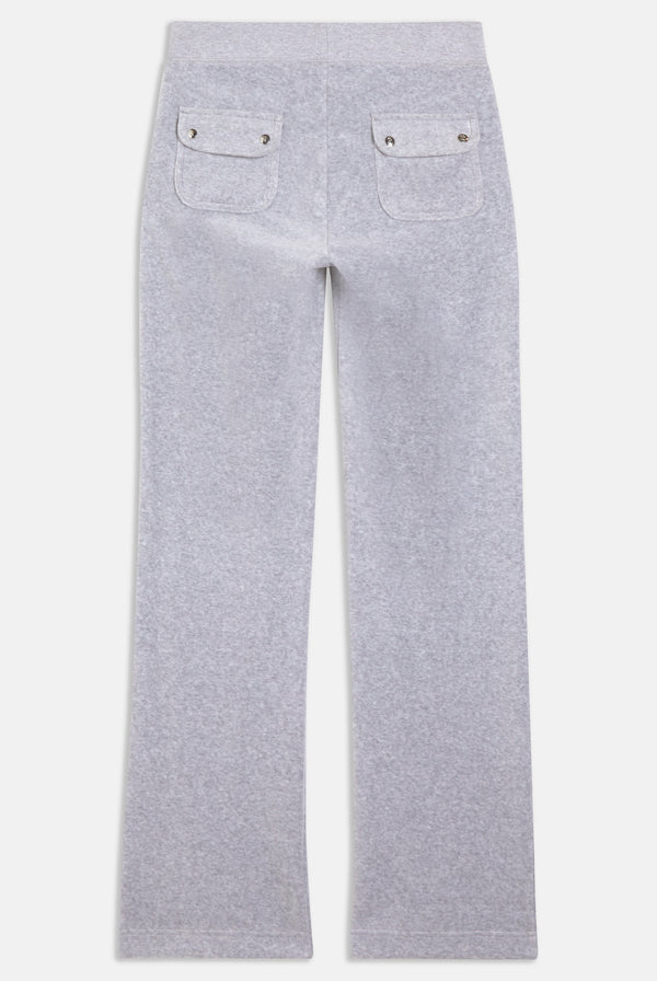 SILVER MARL CLASSIC VELOUR DEL RAY POCKETED BOTTOMS