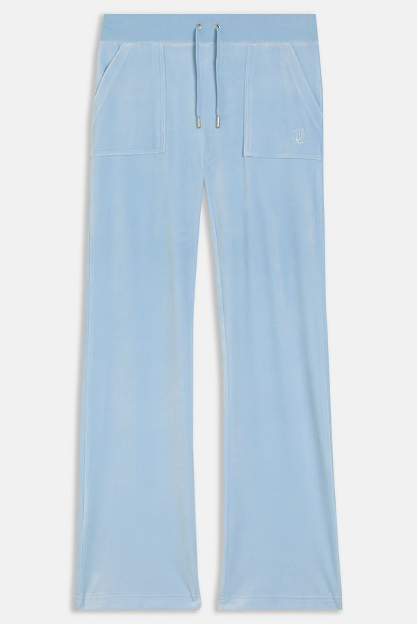 POWDER BLUE CLASSIC VELOUR DEL RAY POCKETED BOTTOMS