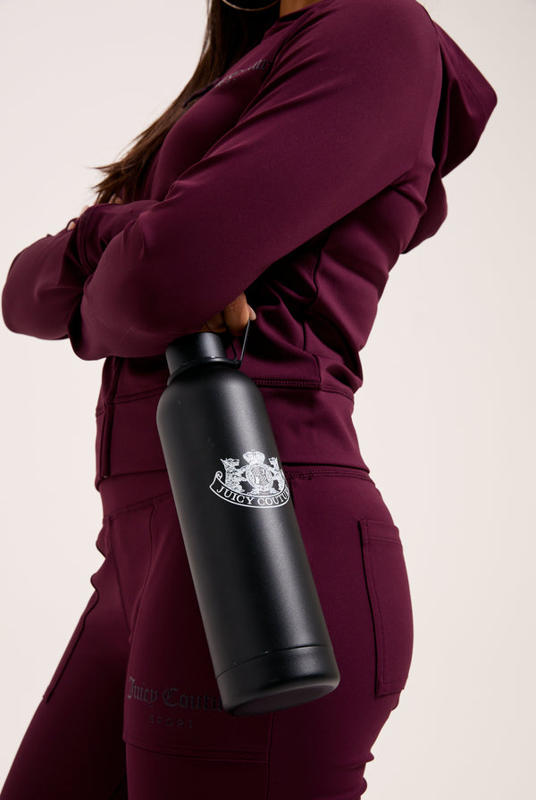 BLACK HERITAGE CREST WATER BOTTLE