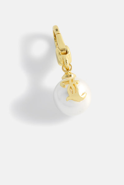 GOLD JC PEARL CHARM