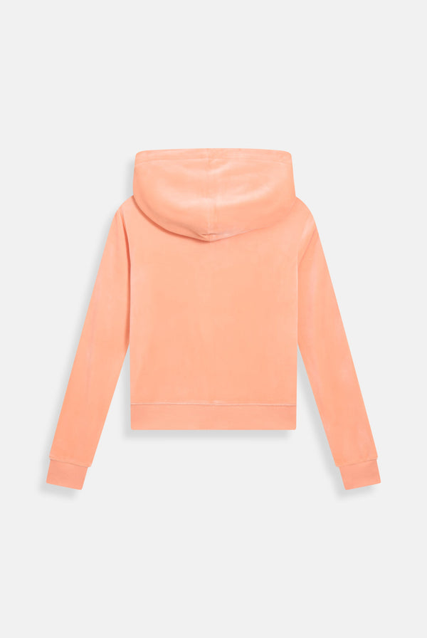 PEACH PINK & GOLD CLASSIC VELOUR ROBERTSON HOODIE