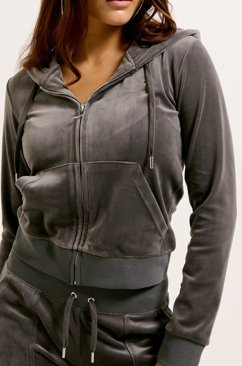 TOP HAT CLASSIC VELOUR ROBERTSON HOODIE – Juicy Couture UK