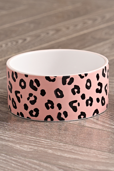 PET PINK SET OF 2 CERAMIC BOWLS