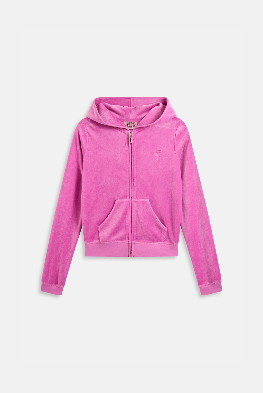 ROSEBUD & GOLD BAMBOO VELOUR HERITAGE HOODIE