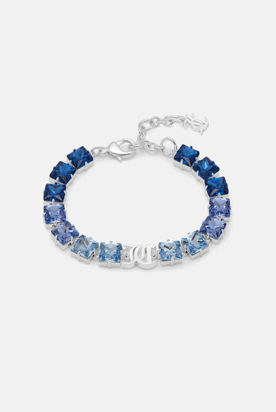 BLUE CRYSTAL JC BRACELET