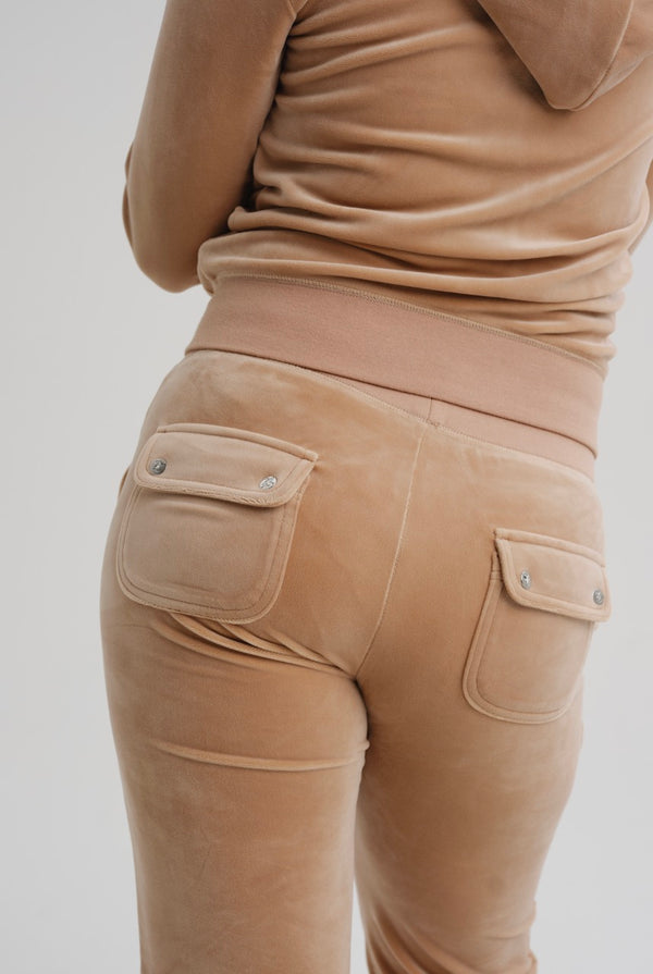 CARAMEL  CLASSIC VELOUR DEL RAY POCKETED BOTTOMS