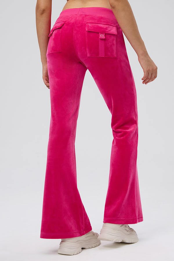 FREE LOVE HERITAGE LOW RISE GLITTER VELOUR PANT