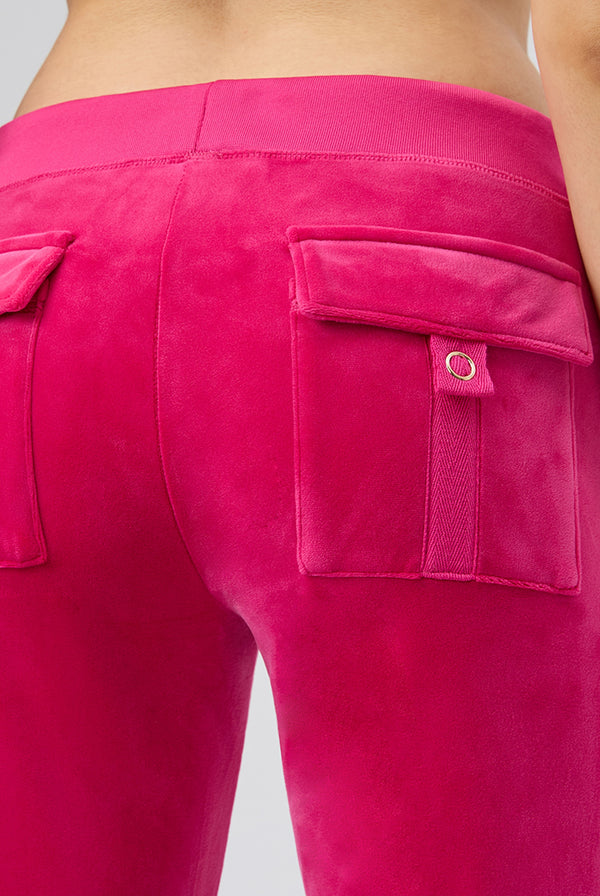 FREE LOVE HERITAGE LOW RISE GLITTER VELOUR PANT