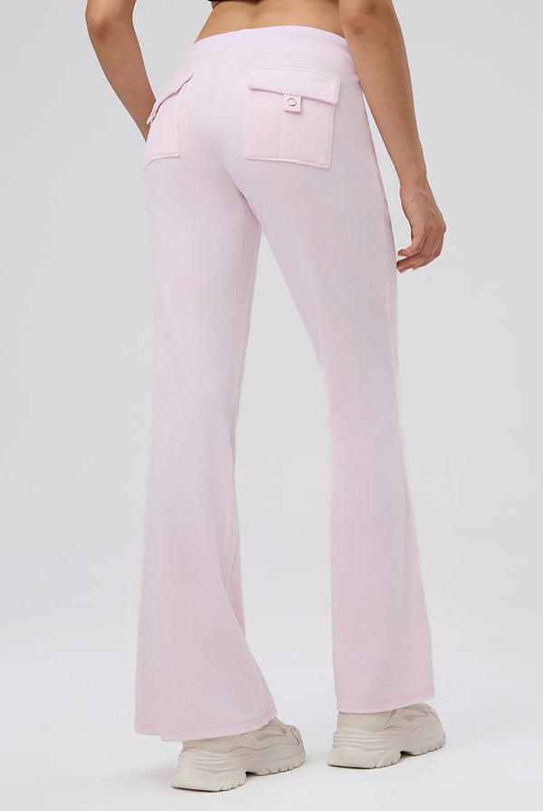 SOFT GLOW HERITAGE THIRTY LOW RISE VELOUR POCKET PANT
