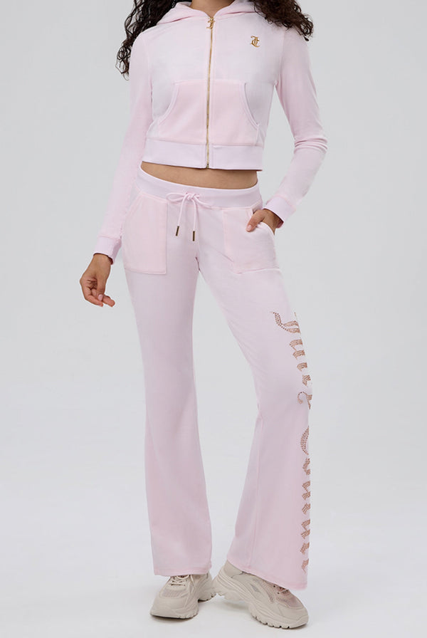 SOFT GLOW HERITAGE THIRTY LOW RISE VELOUR POCKET PANT