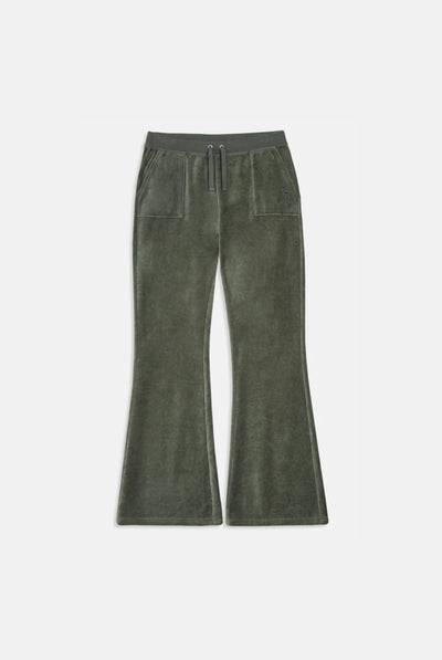 THYME ULTRA LOW RISE BAMBOO VELOUR HERITAGE POCKETED BOTTOMS