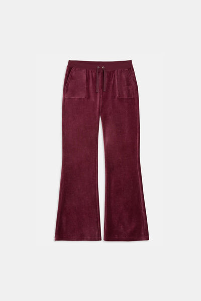 TAWNY PORT ULTRA LOW RISE BAMBOO VELOUR HERITAGE POCKETED BOTTOMS