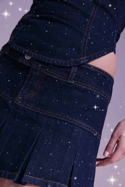 DISNEY |  DENIM DIAMANTE BANDEAU