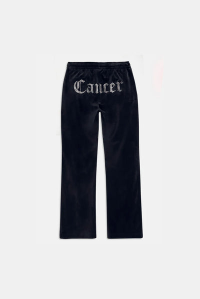 CANCER' NIGHT SKY VELOUR DIAMANTÉ TRACKSUIT BOTTOM