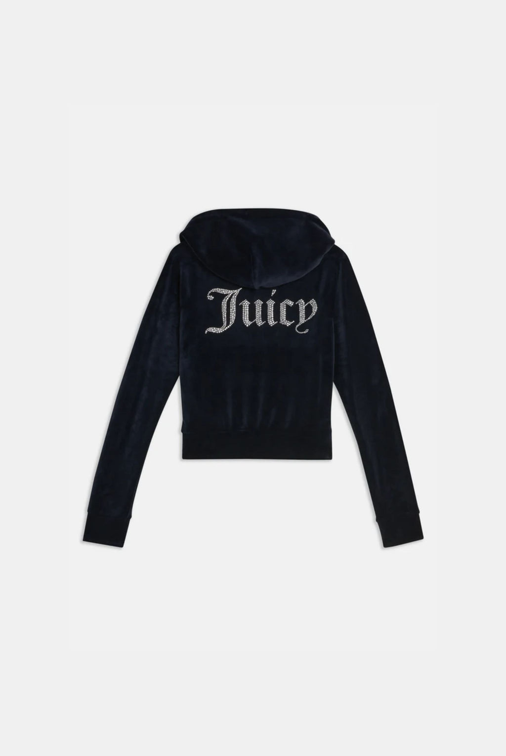NIGHT SKY DIAMANTÉ VELOUR ZIP-THROUGH HOODIE