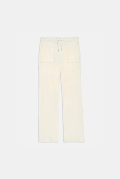 CREAM CLASSIC VELOUR DEL RAY POCKETED BOTTOMS