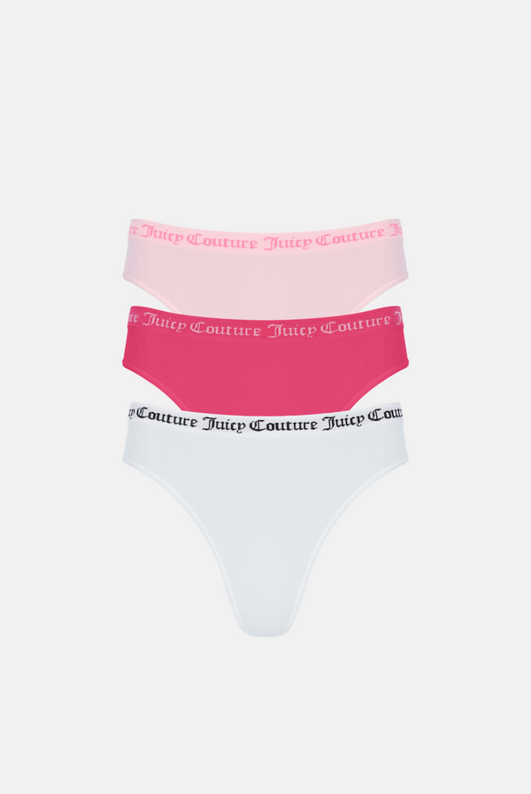 Juicy Couture CHARM THONG - Thong - almond blossom/pink 