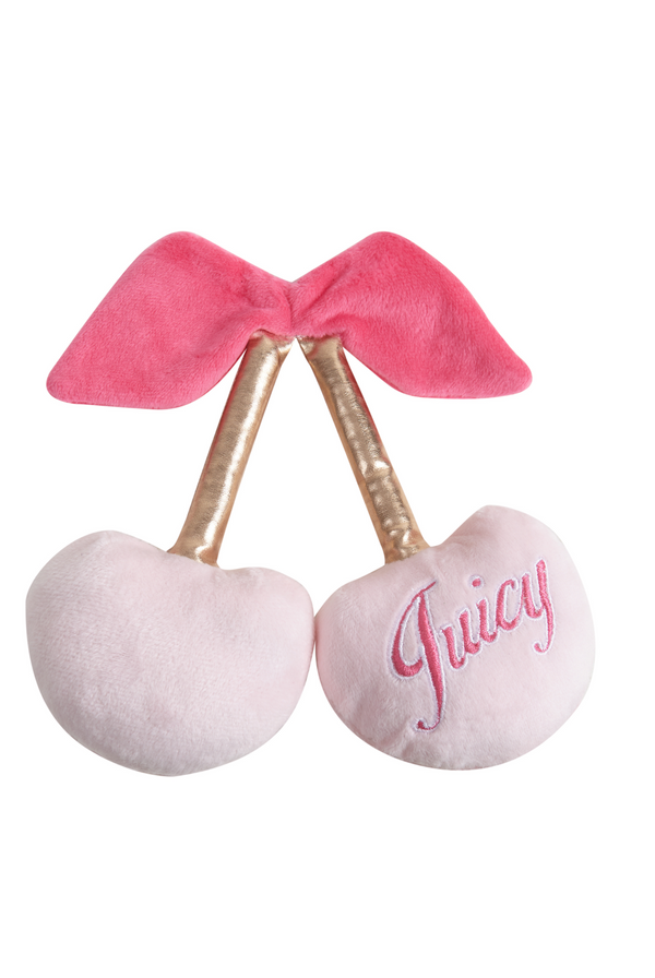 PET PINK CHERRY SQUEAKY TOY