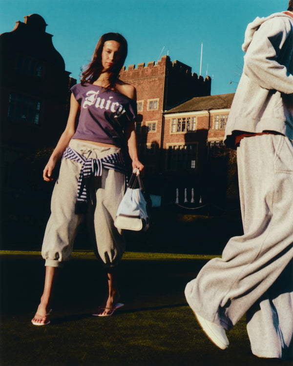 MOOD INDIGO OFF THE SHOULDER T-SHIRT