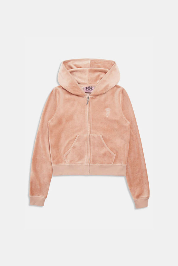 Bamboo Fleece Hoodie w/Kangaroo Pocket (Powder Pink) Bamboo Fleece Hoodie w/Kangaroo Pocket (Powder Pink)