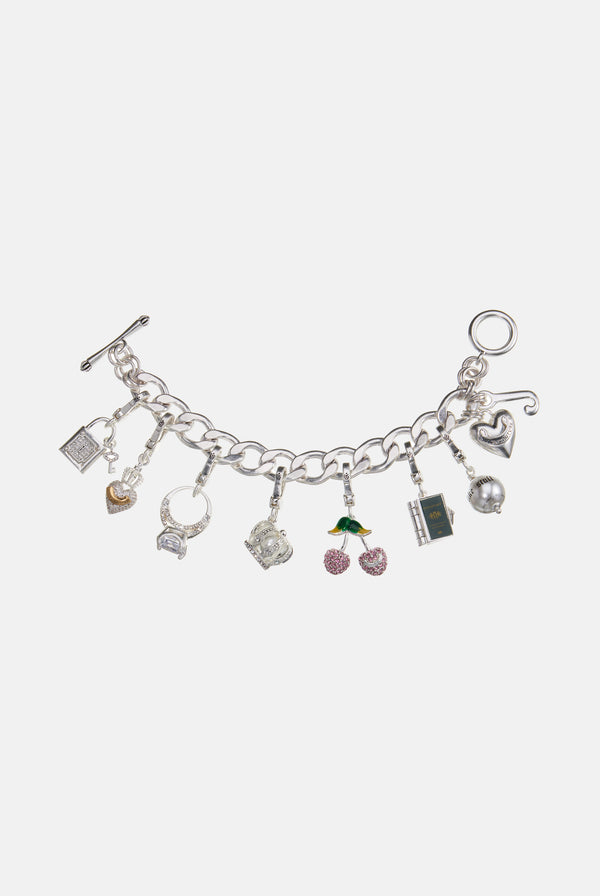 SILVER CHARM BRACELET