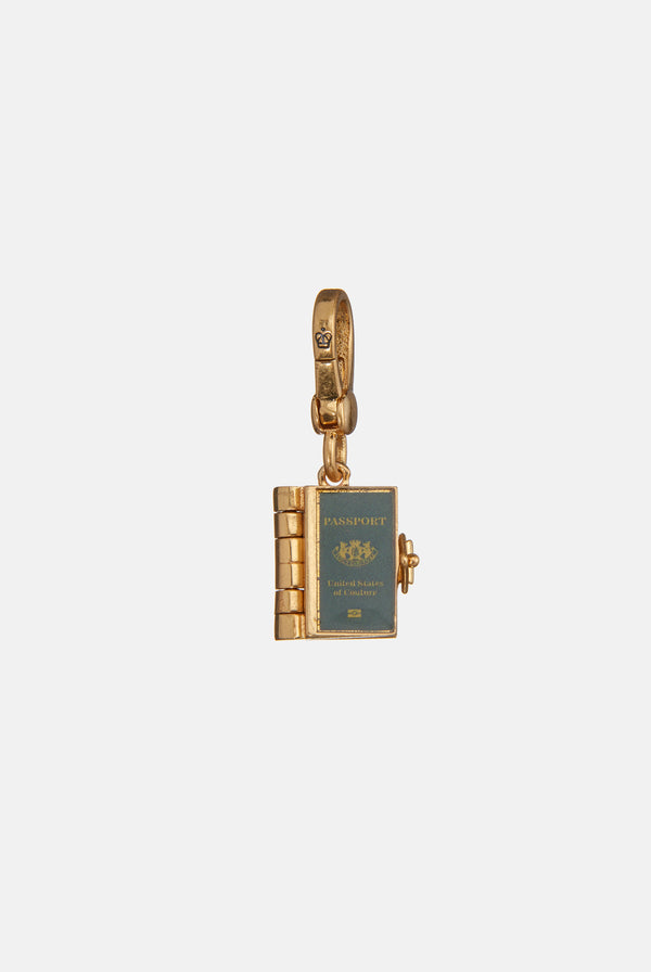 GOLD PASSPORT CHARM