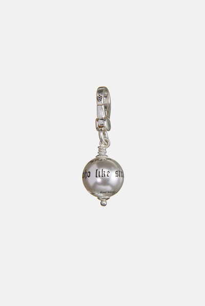 SILVER NICE GIRL PEARL CHARM