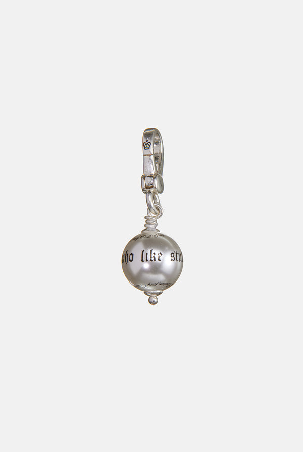 SILVER NICE GIRL PEARL CHARM
