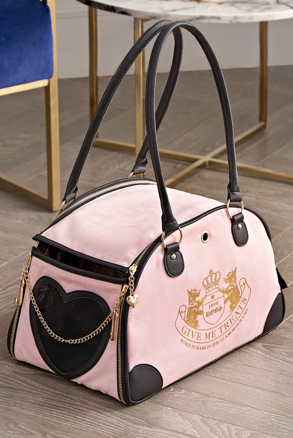 Juicy couture shop pet carrier