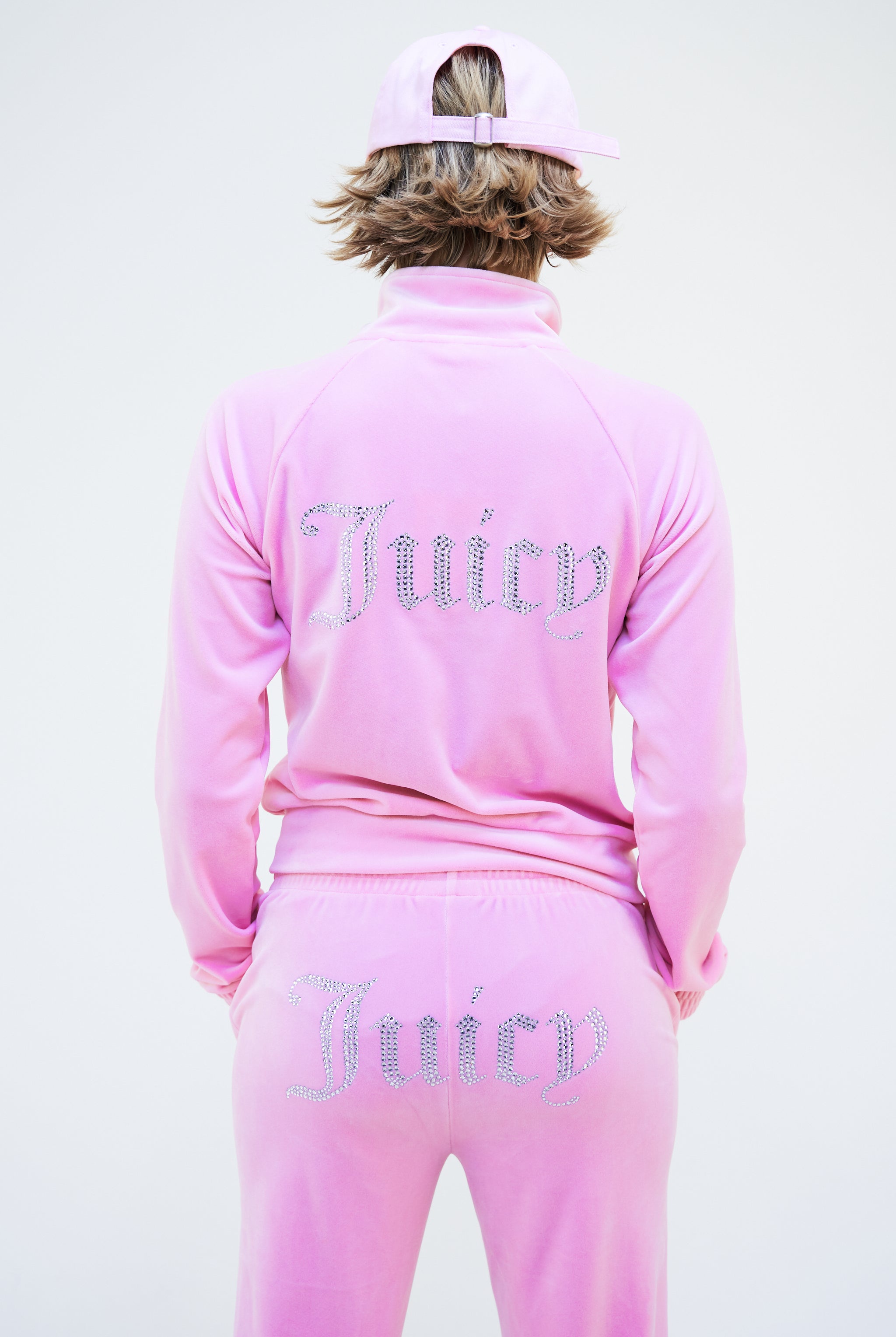 Juicy couture sweatsuit with best sale juicy on the bum