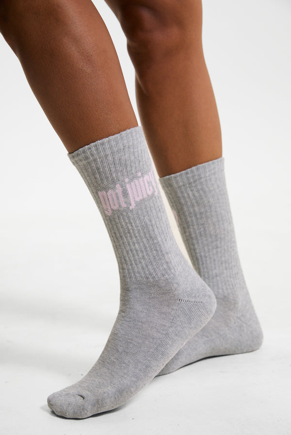 3 Pack Multi Slogan Socks