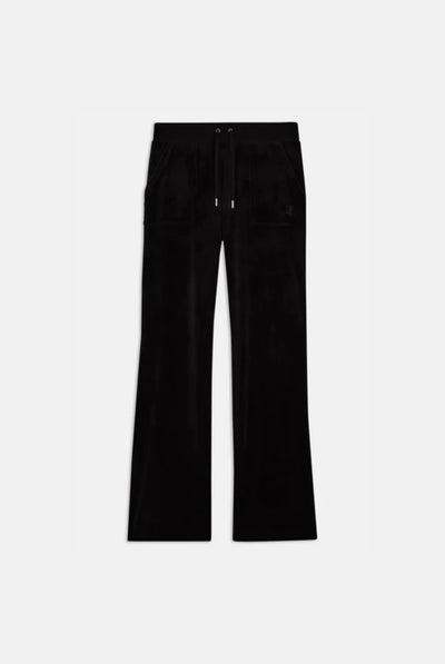 BLACK CLASSIC VELOUR DEL RAY POCKETED BOTTOMS