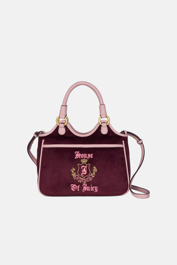 WINETASTING HOUSE OF JUICY VELOUR HANDBAG