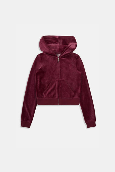 TAWNY PORT BAMBOO VELOUR HERITAGE HOODIE