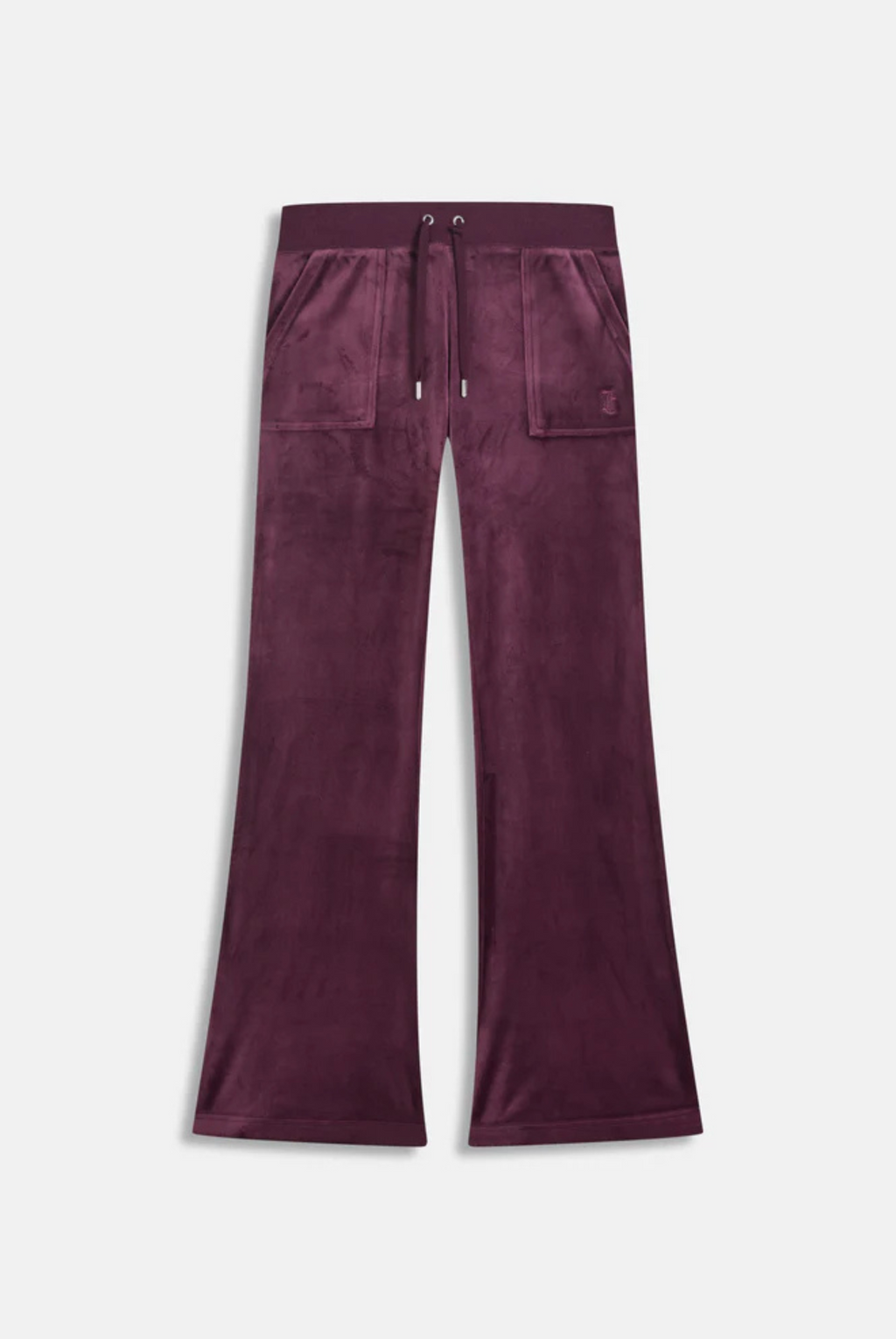 WINETASTING LOW RISE FLARE CLASSIC VELOUR TRACK PANT