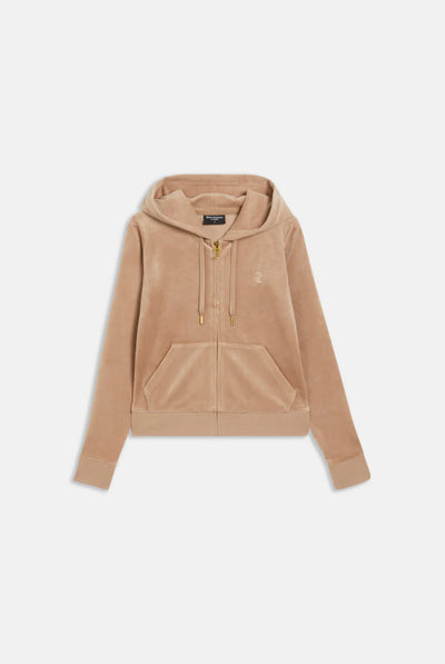 CARAMEL & GOLD CLASSIC VELOUR ROBERTSON HOODIE