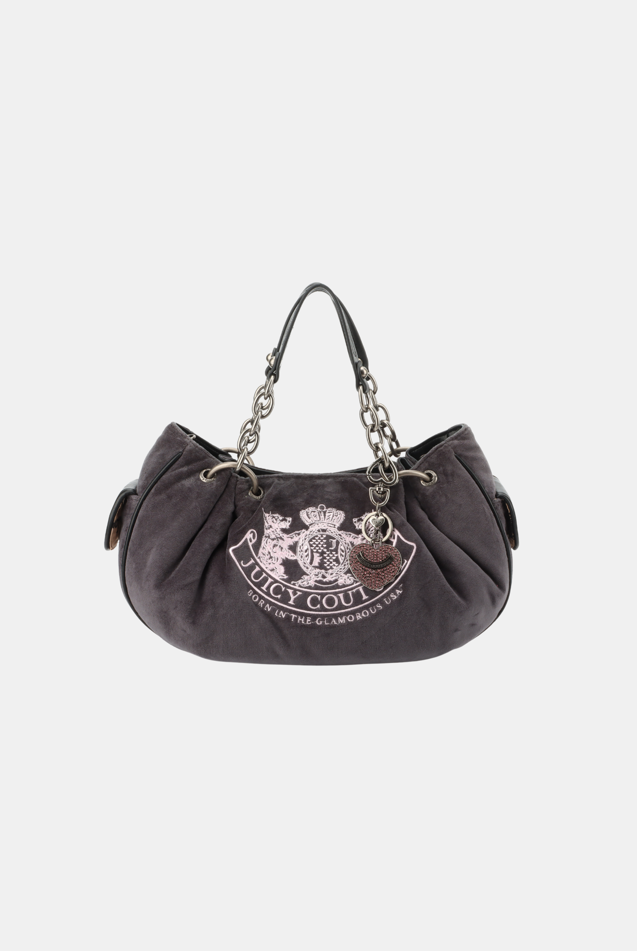 GREY DAYDREAMER C.M. D. HANDLE COTTON/ PU GRE – Juicy Couture UK