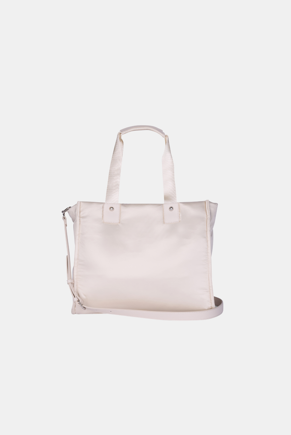 PINK CHAMPAGNE LARGE TONAL EMBROIDERED TOTE BAG