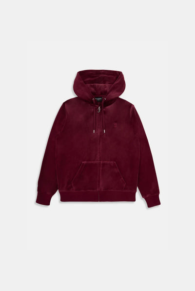 TAWNY PORT CLASSIC VELOUR OVERSIZED HOODIE