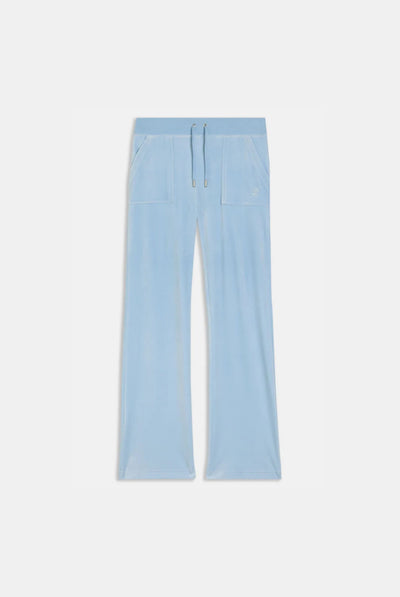 POWDER BLUE CLASSIC VELOUR DEL RAY POCKETED BOTTOMS