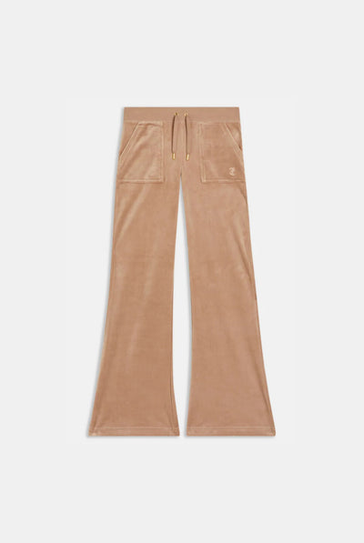 CARAMEL & GOLD CLASSIC VELOUR DEL RAY POCKETED BOTTOMS