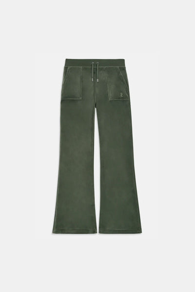 THYME LOW RISE VELOUR TRACK PANTS