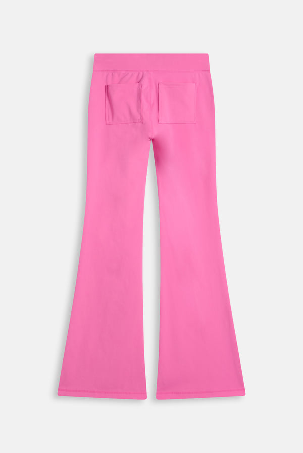 Displays the Wild Orchid 'Juicy' branded active Low Rise Pant